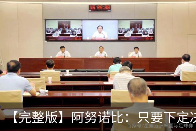 【完整版】阿努诺比：只要下定决心就无所不能 我们证明了这点